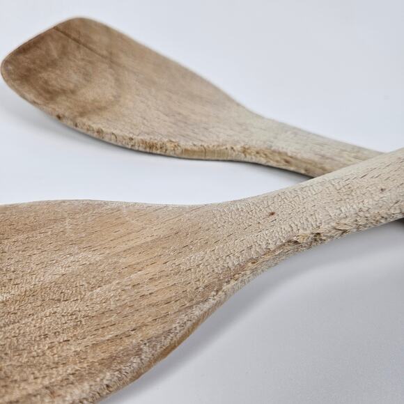 Set of 2 Calphalon Wood Mixing Spatulas - Picture 3 of 5